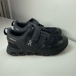 On Running Kids Black velcro Sneakers